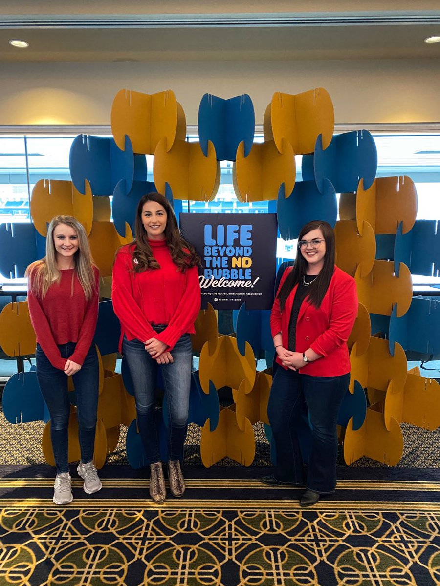 @VM_courtney, Style Consultant Katie, and I representing Target at the Notre Dame Bubble Event 2020! We had so much fun again this year interacting with students and answering their questions. Congratulations class of 2020! <a href="/lyndseyh14/">Lyndsey Hover</a>  <a href="/veramay11/">April Bengert</a> @ErinHostinsky <a href="/jamaal_edwards/">Jamaal Edwards</a>
