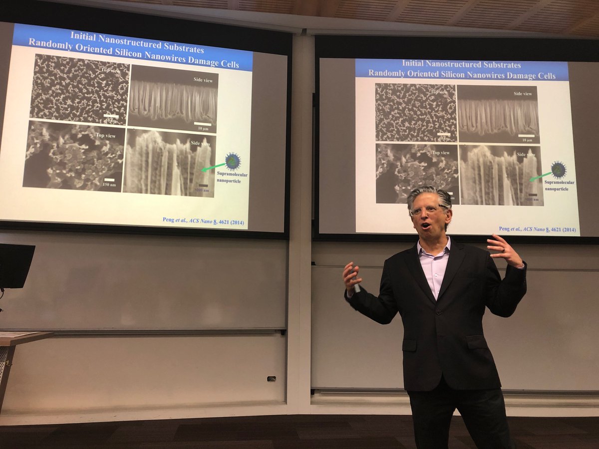 Great talk by Prof Paul Weiss ( @PSWnano ) at UNSW #UNSW #ACSNano