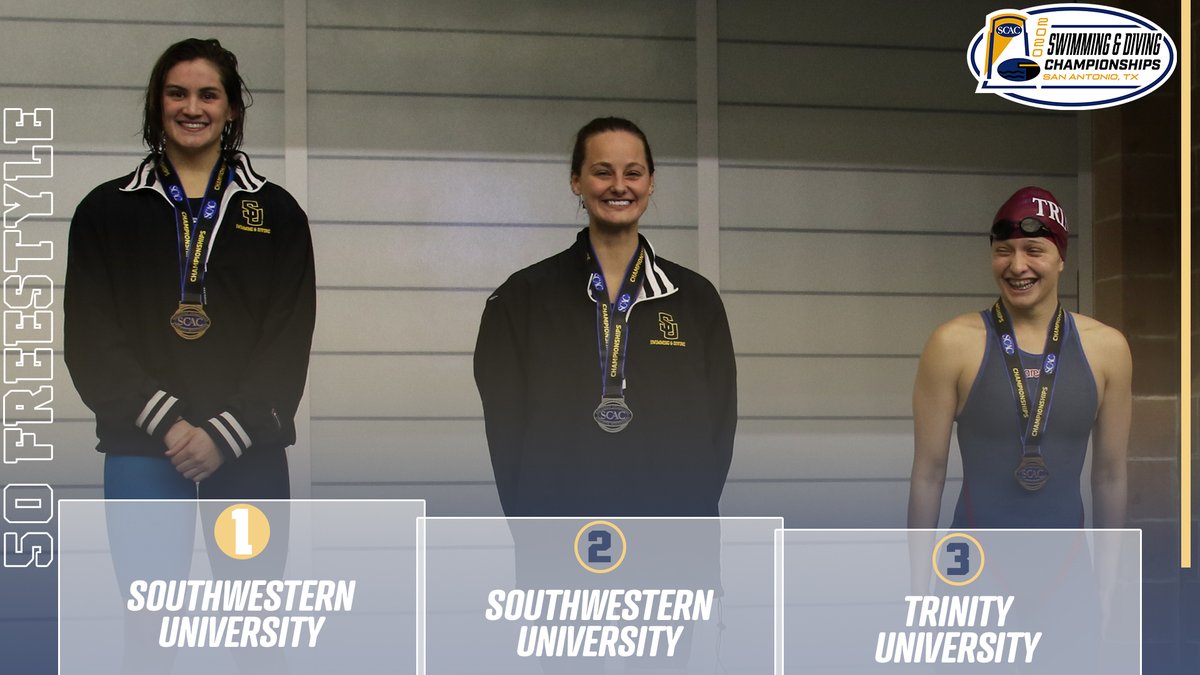 SCAC_Sports's tweet image. Jesse Stovall of @SUPirates defends her title in the 50 Freestyle!

#SCACChamps | #SCACSwim