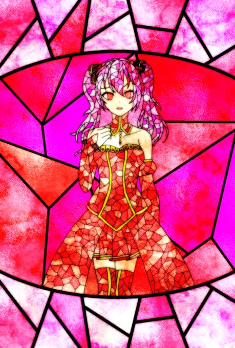 ステンドグラスのtwitterイラスト検索結果 古い順