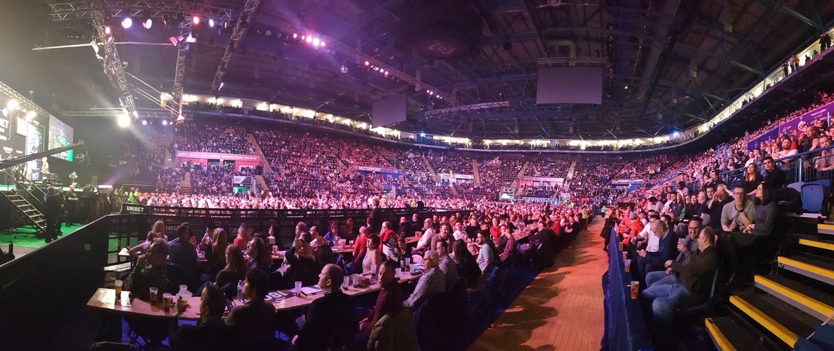 eventproservice's tweet image. Another Premier League darts done. This week we were in the city of Nottingham.
