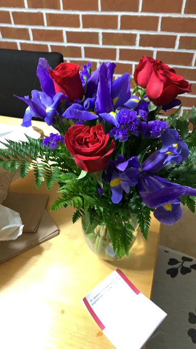 Valentine&rsquo;s Day flowers from my girlfriend https://t.co/bfrn2q2a2t<a href="/tag/govote"class="tags"><span>#govote</span></a>