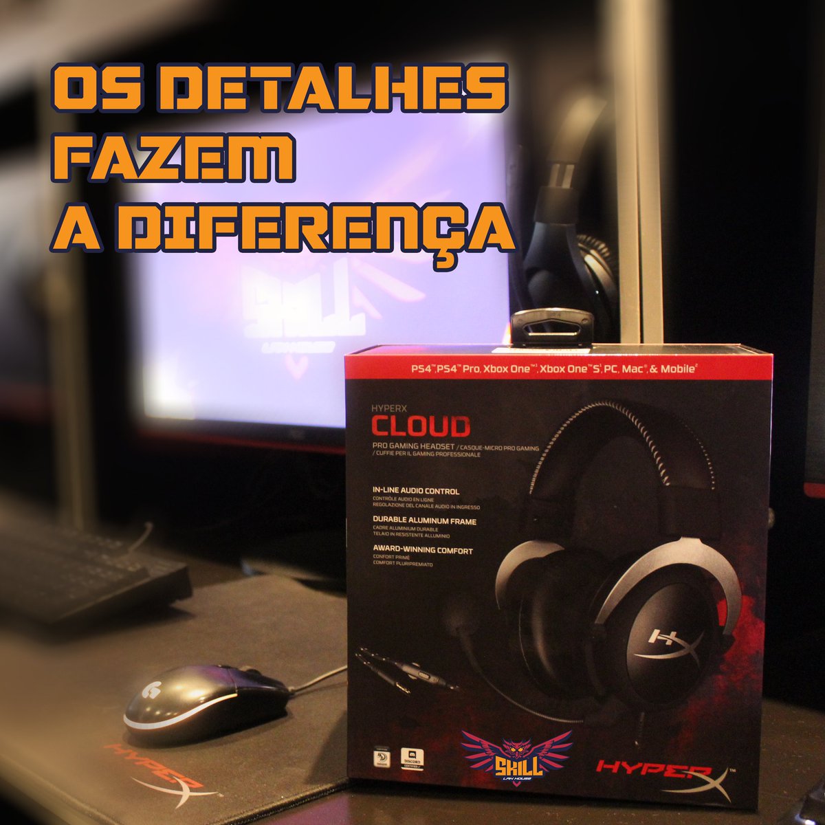 skilllanhouse's tweet photo. Periféricos de qualidade fazem a diferença. Headsets HyperX confortáveis para jogar sem se preocupar com ruídos externos e foco na vitória, isso é ter SKILL! 🎧⚡
#hyperex #lan #skill #games #corujao #skilllanhouse #gamer #lanhouse https://t.co/O05xiEt206