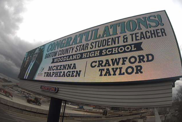 bartowschools's tweet photo. BCSS BILLBOARDS: Look who's shining bright in Bartow this week? Congratulations, McKenna Trapheagen and Mr. Crawford Taylor! https://t.co/8lI4P1tj0r