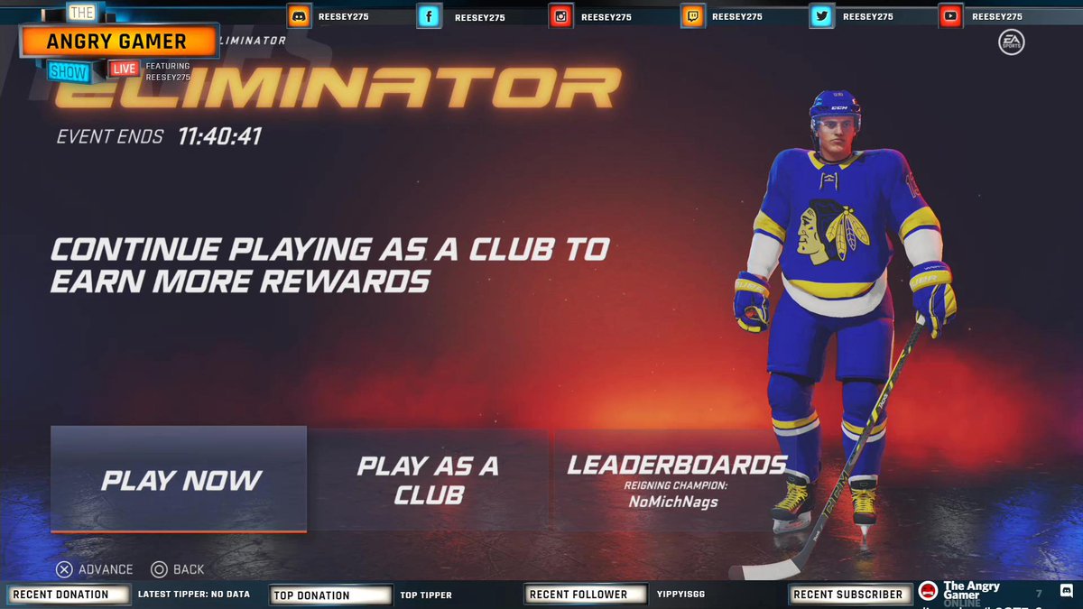 reesey275's tweet photo. Reesey275 has been playing NHL 20 for 12:03, give him a view and follow @ https://t.co/8hqMUWQFC7 #twitchstreamer #twitchtv #SupportSmallStreamers #SupportAllStreamers #Streamer_RTs  #StreamerNetwork #SmallStreamersConnect #SmallStreamerCommunity #RoadToAffiliate https://t.co/g7p2F5XiYG