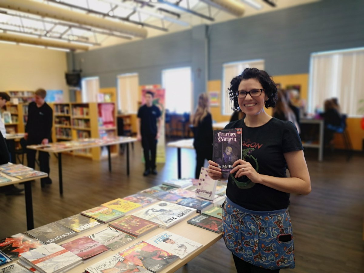 clpopcorn's tweet photo. Thank you to the @dragonguelph comics & games for visiting @TheBlueBlast this week. Very excited to support #literacy #FreedomtoRead2020 #GuelphBusiness https://t.co/sMARpI6psp