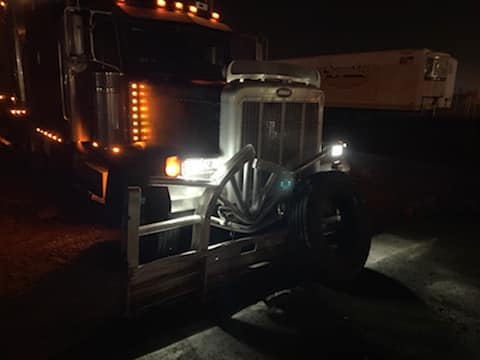 BisonGuards's tweet photo. Best testimonial ever, Driver ran off road, drove through every median post till truck stopped, replaced steer tire put on stock bumper till new unit could be replaced &amp; went back to work https://t.co/CA1EN9tN8J