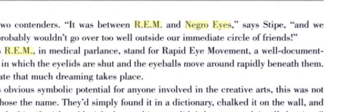 emulateme's tweet photo. Sometimes you have to look in the mirror and remind yourself that the alternate band name for R.E.M. was Negro Eyes #rem https://t.co/vjT4Wq7MBE