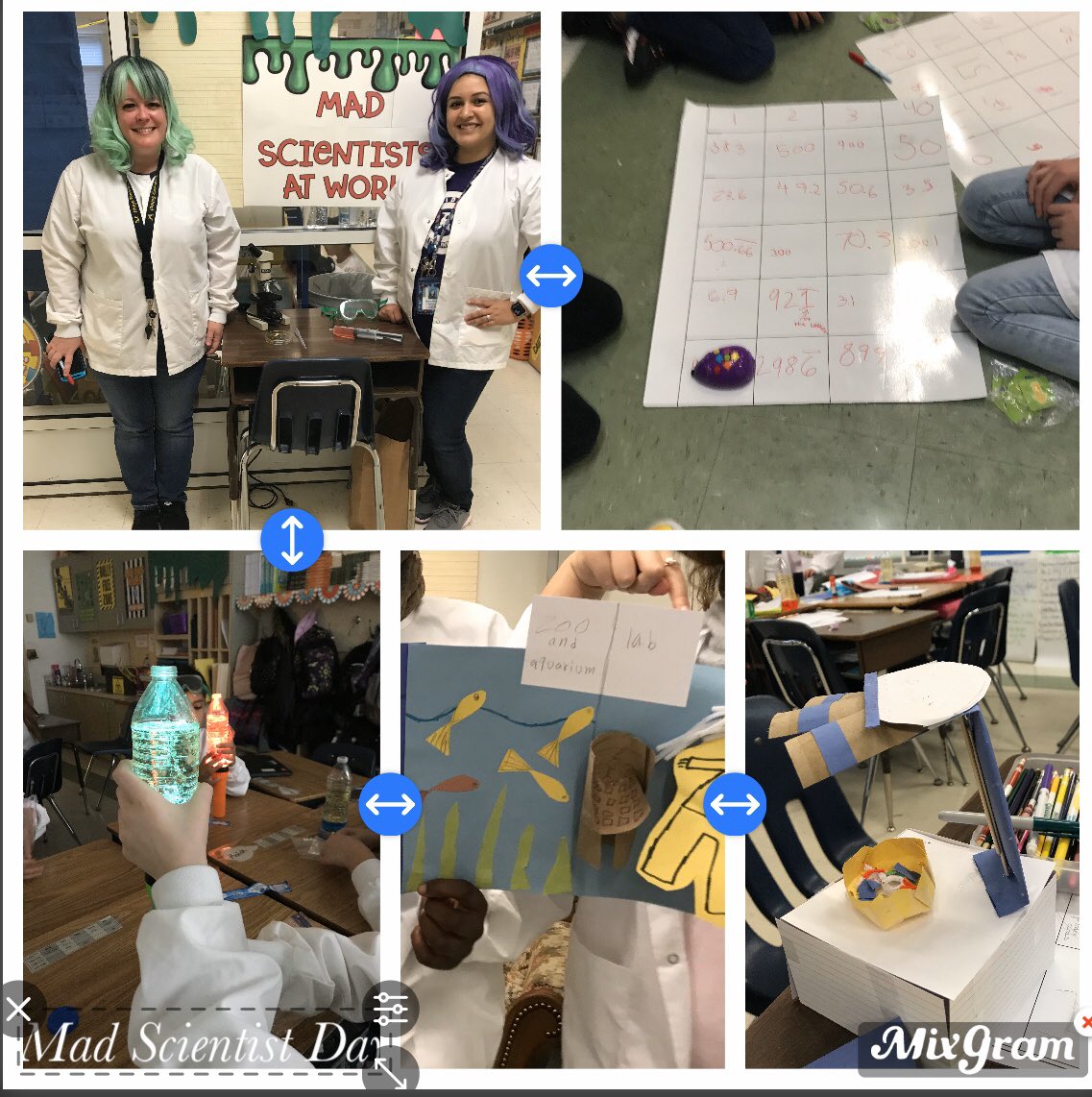 CRaonaq's tweet photo. So honored to work with this incredible teacher! Students coded mice to make number patterns, made lava lamps, made a prop for their scientist research, and had to figure out the coordinates to the secret box! You are an inspiration! @RidgeRoadrunne1 #ESInnovate #ridgerocks https://t.co/R0dvc2f5Aa