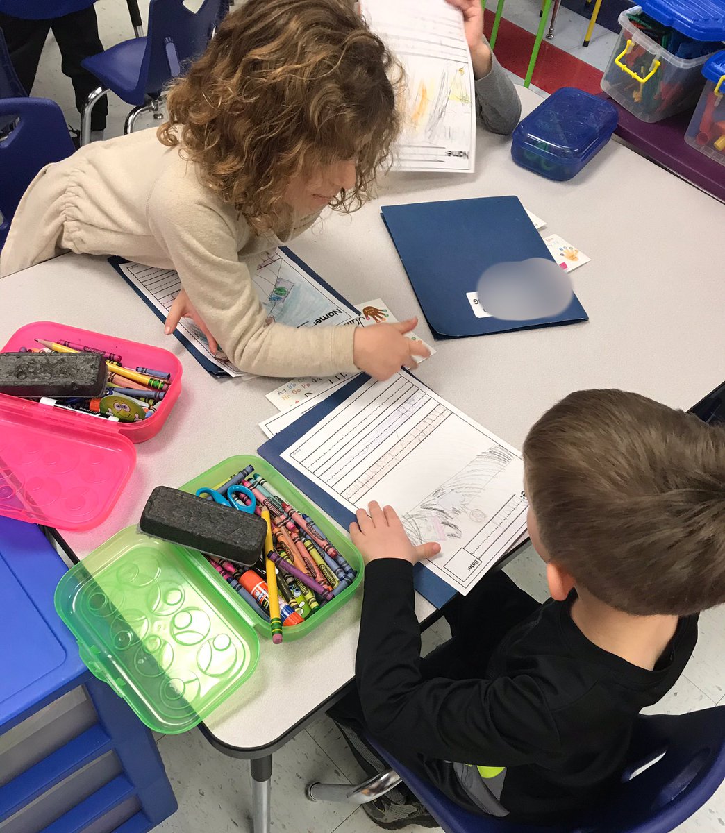 Table talk! Sharing our writing hooks from our personal narratives with our table buddies ✏️🖍📓#CPSpride