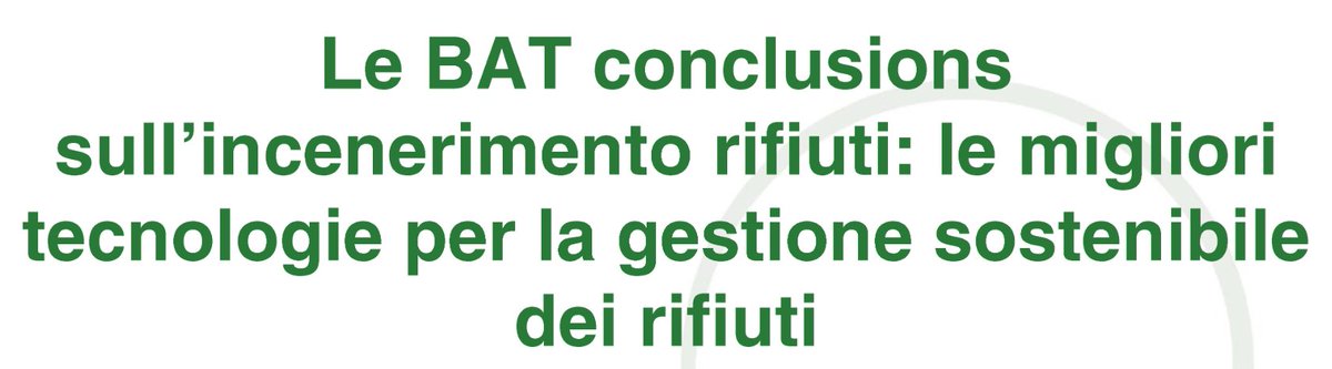 AIA_info's tweet photo. Incenerimento dei rifiuti, 14 feb. 2020 a Milano focus sulle BAT conclusion: PARLARNE NON NUOCE ALLA SALUTE. https://t.co/ICukz5vNib di @SNPA - Sistema nazionale protezione ambiente
#AIAied #AIAippc #AutorizzazioneIntegrataAmbientel https://t.co/5VG6TcjI0l