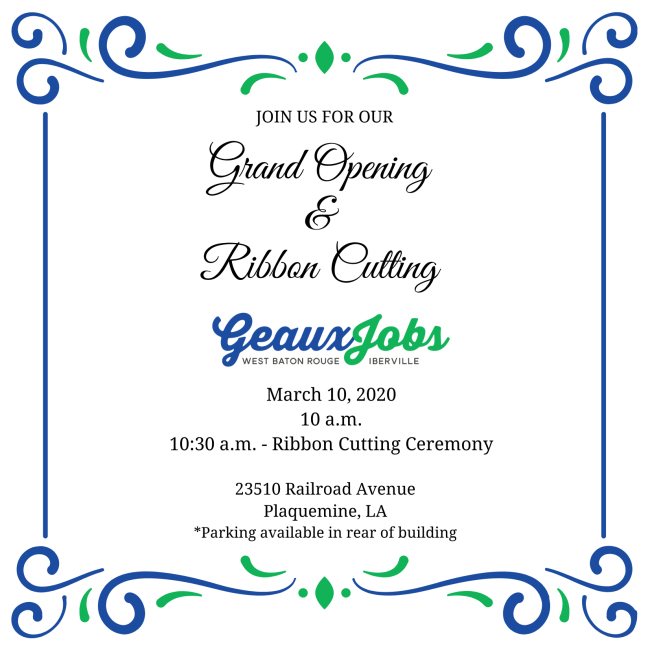 Ibervillecoc's tweet photo. Member2Member Communication: Geaux Jobs https://t.co/sjs1yWssH7 https://t.co/csHfAZawTv