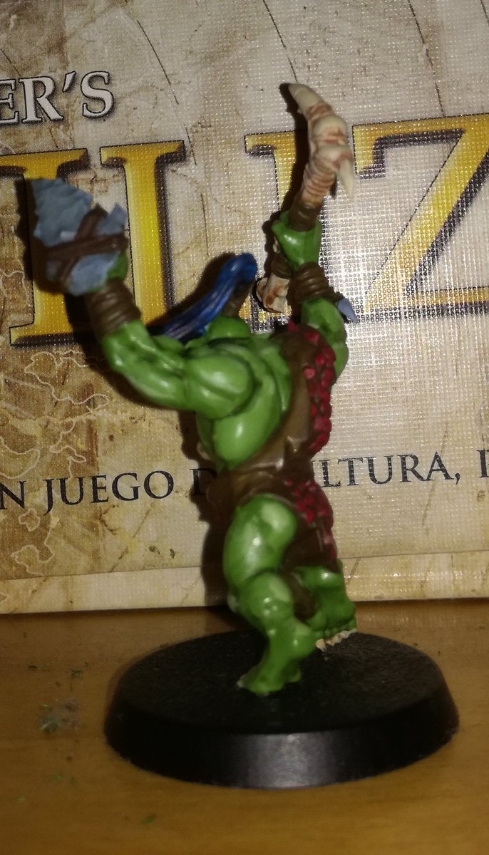 MareaGrisWargam's tweet image. Miniatura pintada en el curso de pintura de @lasetablog Sur. Muy recomendable sali muy satisfecho.
#goblintrader #ageofsigmar #PaintingWarhammer