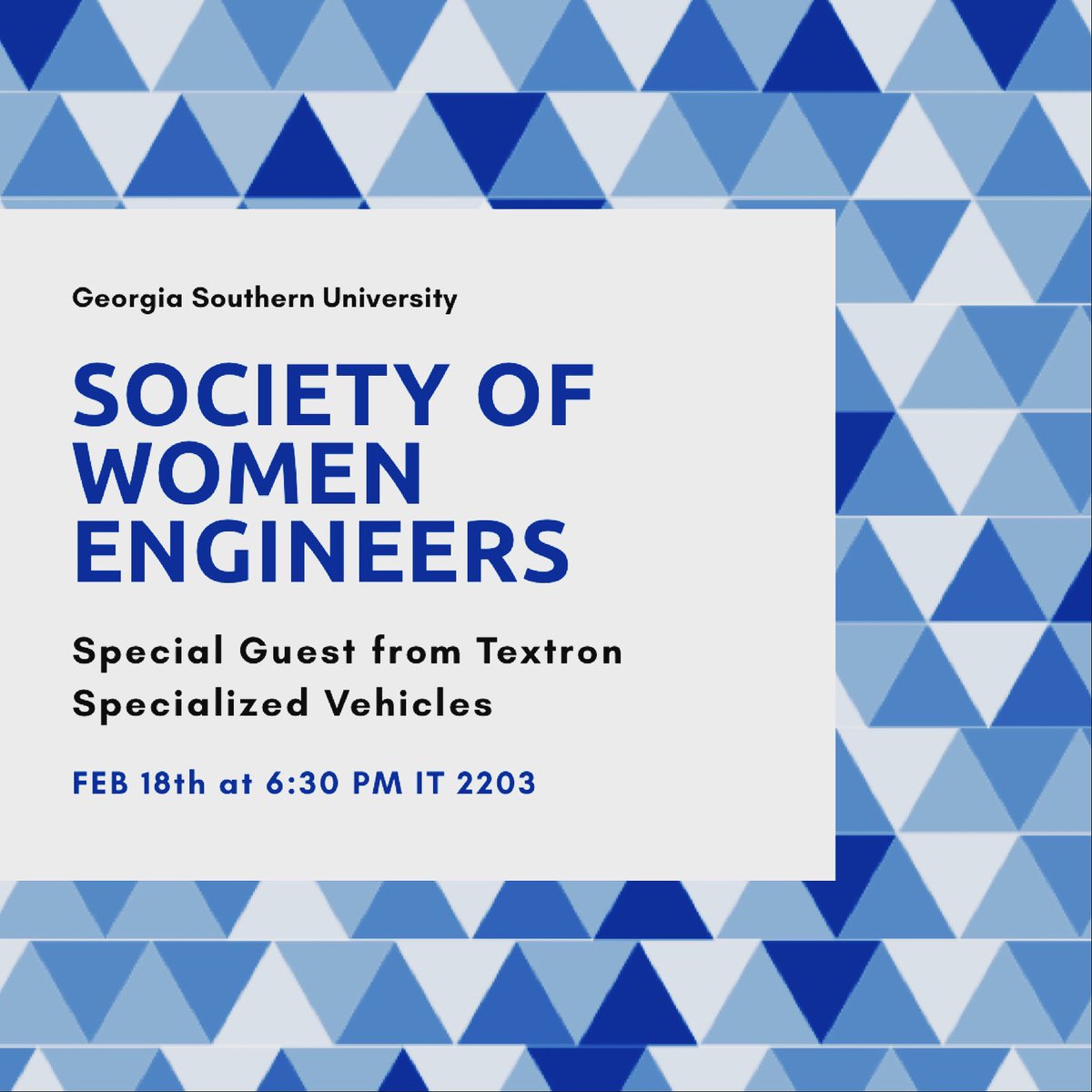 Georgia Southern SWE tweet media