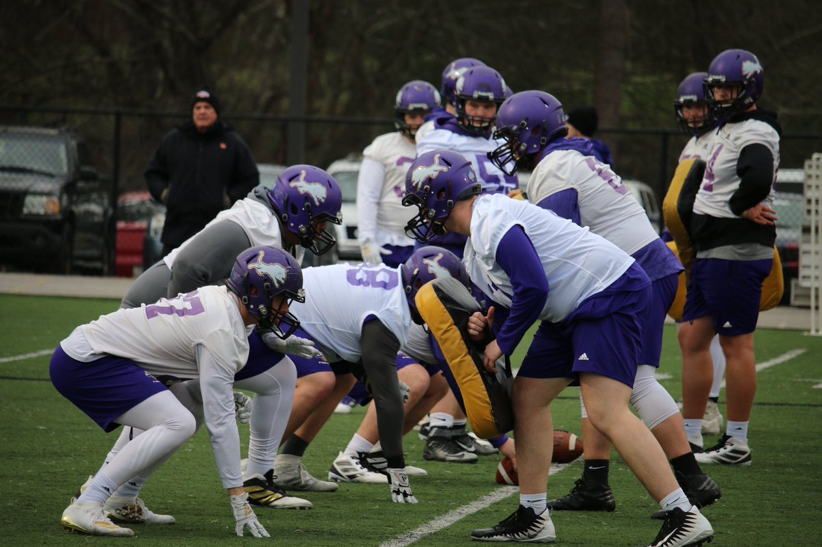 UNAFootball's tweet photo. First day of Spring Football! #RoarLions https://t.co/f4O1J8T5fy
