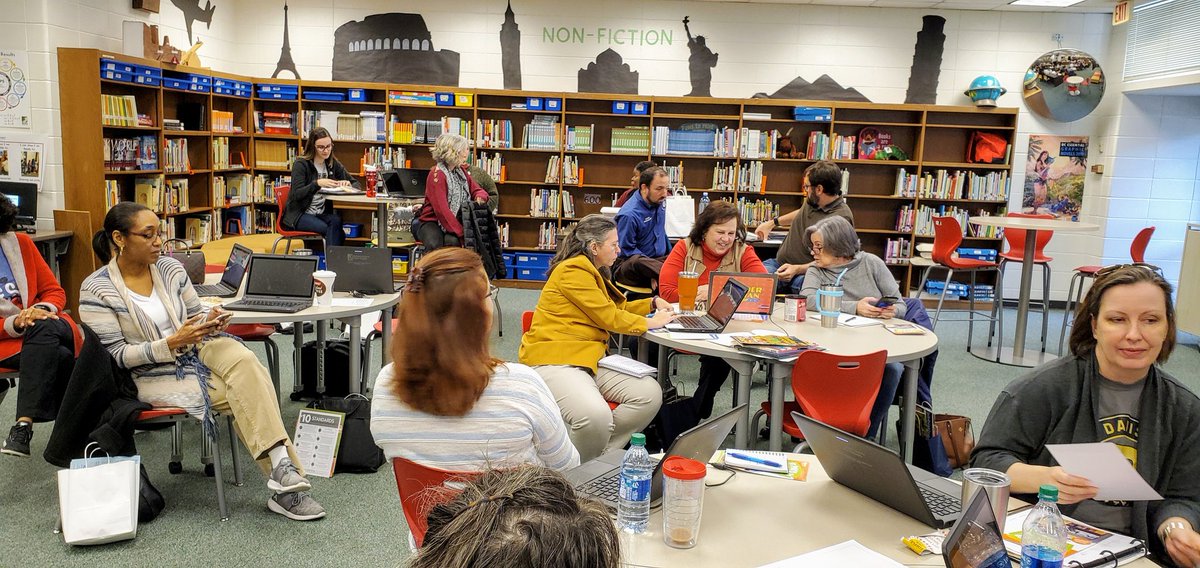 SHS_Seminoles's tweet image. Professional Learning for our local media specialists today at Hightower Elementary  #rcpsgoodnews
#rcpsworldclass