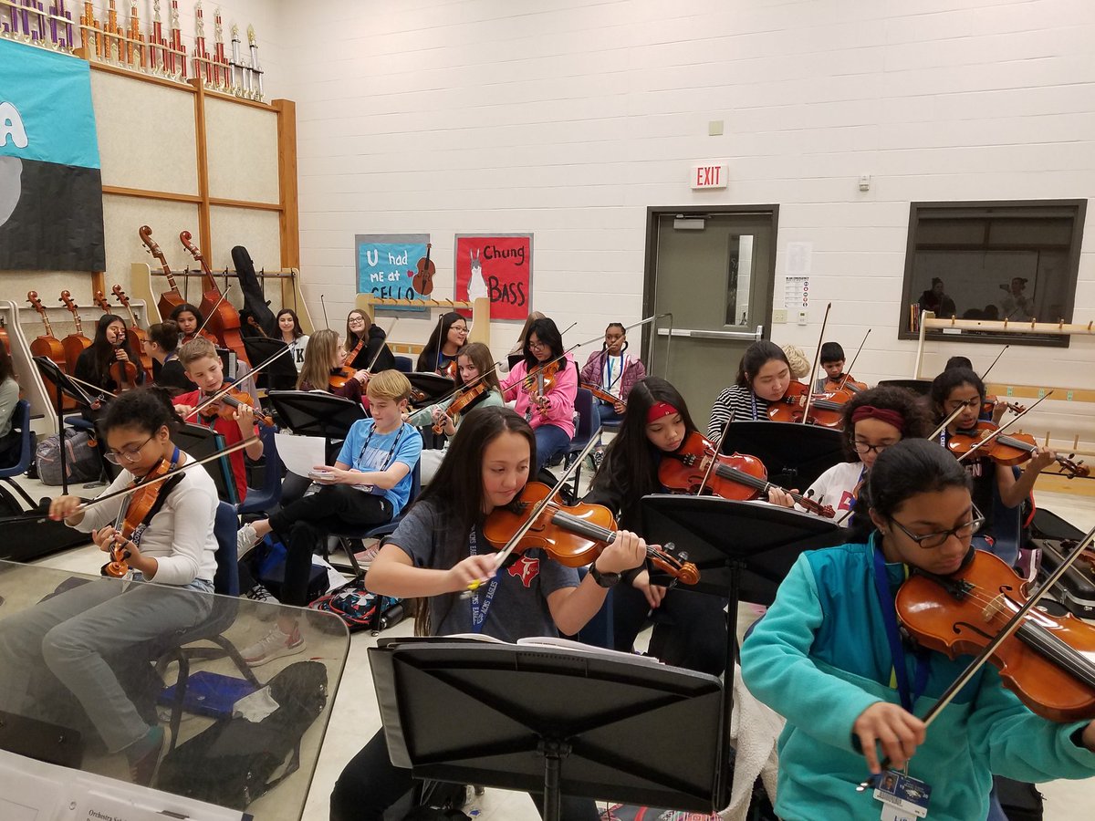 Was able to spend some time in Orchestra today! Well done group!#ACPRIDE