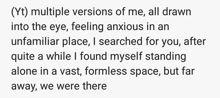 Yuta explained how he saw different versions of himself in his dream, this is also said in the lyrics of limitless, that it was the start of their limitless self