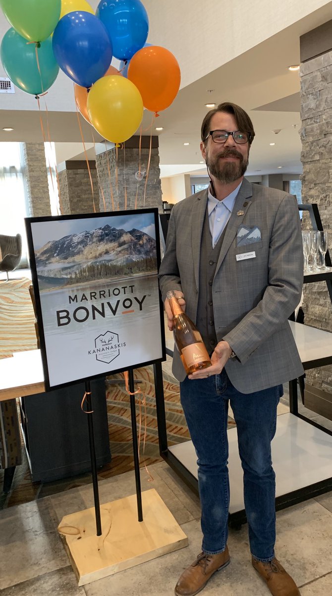 Happy anniversary to #MarriottBonvoy! In celebration, we’re welcoming our members to Kananaskis with an extra special treat.

Be sure to say hello to Eric, a member of our Concierge team, when you arrive!

#hospitality #marriottinternational #marriotthotels #autographcollection