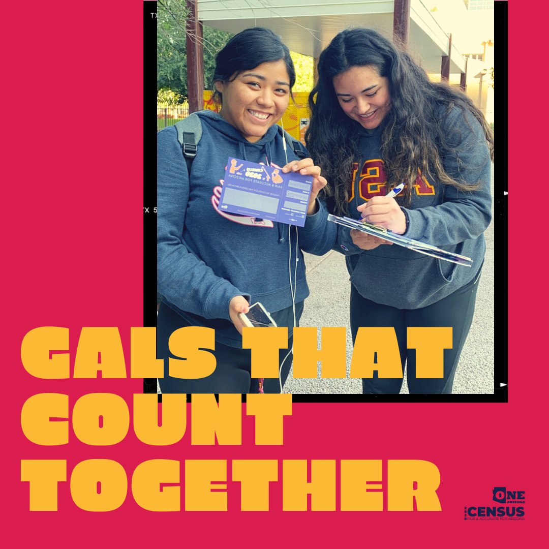 OneArizona's tweet photo. This #2020Census fanatic wishes all the gals out there a wonderful #GalentinesDay !! 👯💃💃
#Census2020 #AZCounts #iCount #EveryoneCounts #CountMeIn #CountTheKids #CreativesForTheCount https://t.co/x0DWUZg3zL