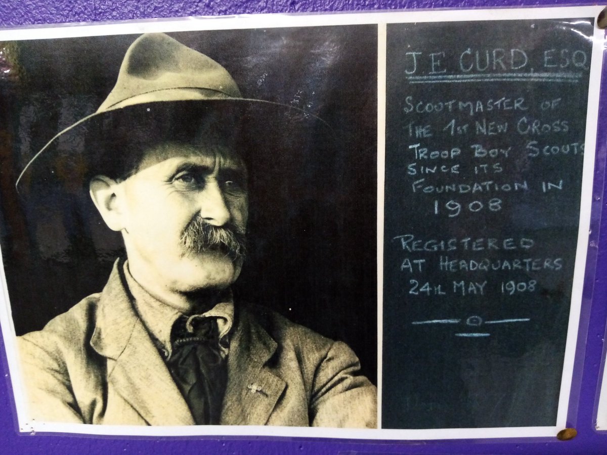 How's this for a portrait. J E Curd founded the group in 1908. We've got some fantastic archives with snippets of local SE London History! #brockley #newcross #se4 #se14 #scouting