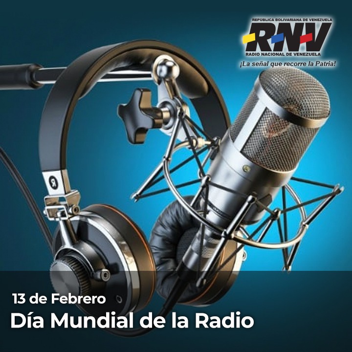 Hoy #13Feb es el #DiaMundialDeLaRadio.

En el Sistema Radio Nacional de Venezuela mantenemos nuestro firme compromiso con la verdad, la paz y la Patria.

¡Aquí no se rinde nadie!

#JusticiaContraElBloqueo #YoSoyDeAqui