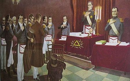 Masonry was injected into Spain through lodges in Gibraltar which England had captured during the war of Spanish succession.Ferdinand VI banned Masonry but Charles III who succeeded him was an adherent of the Enlightenment & appointed the Grandmaster of Spain his Prime minister.