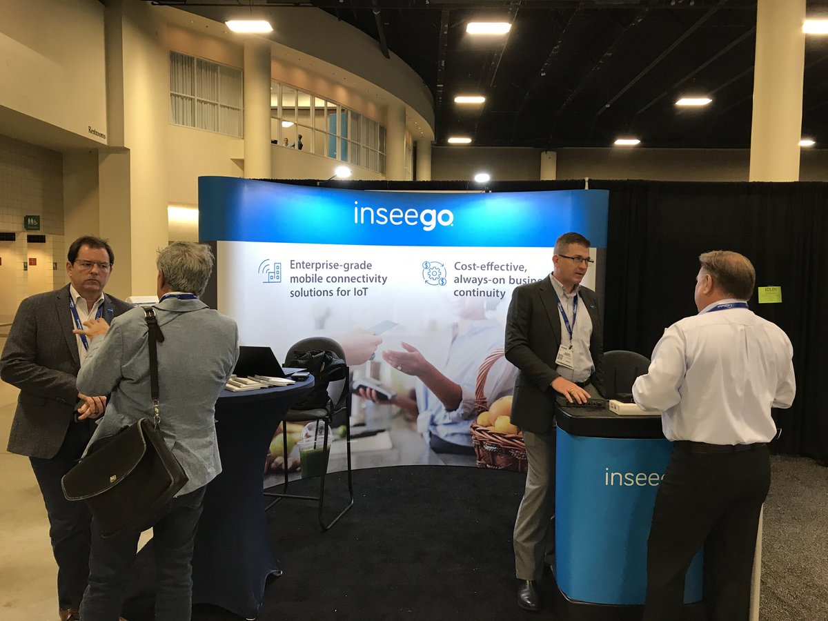 rmclane's tweet photo. Talking Inseego #SDWAN solutions in FL ⁦@SDWANexpo⁩ ⁦@MiFi⁩ https://t.co/ysbWkrcond