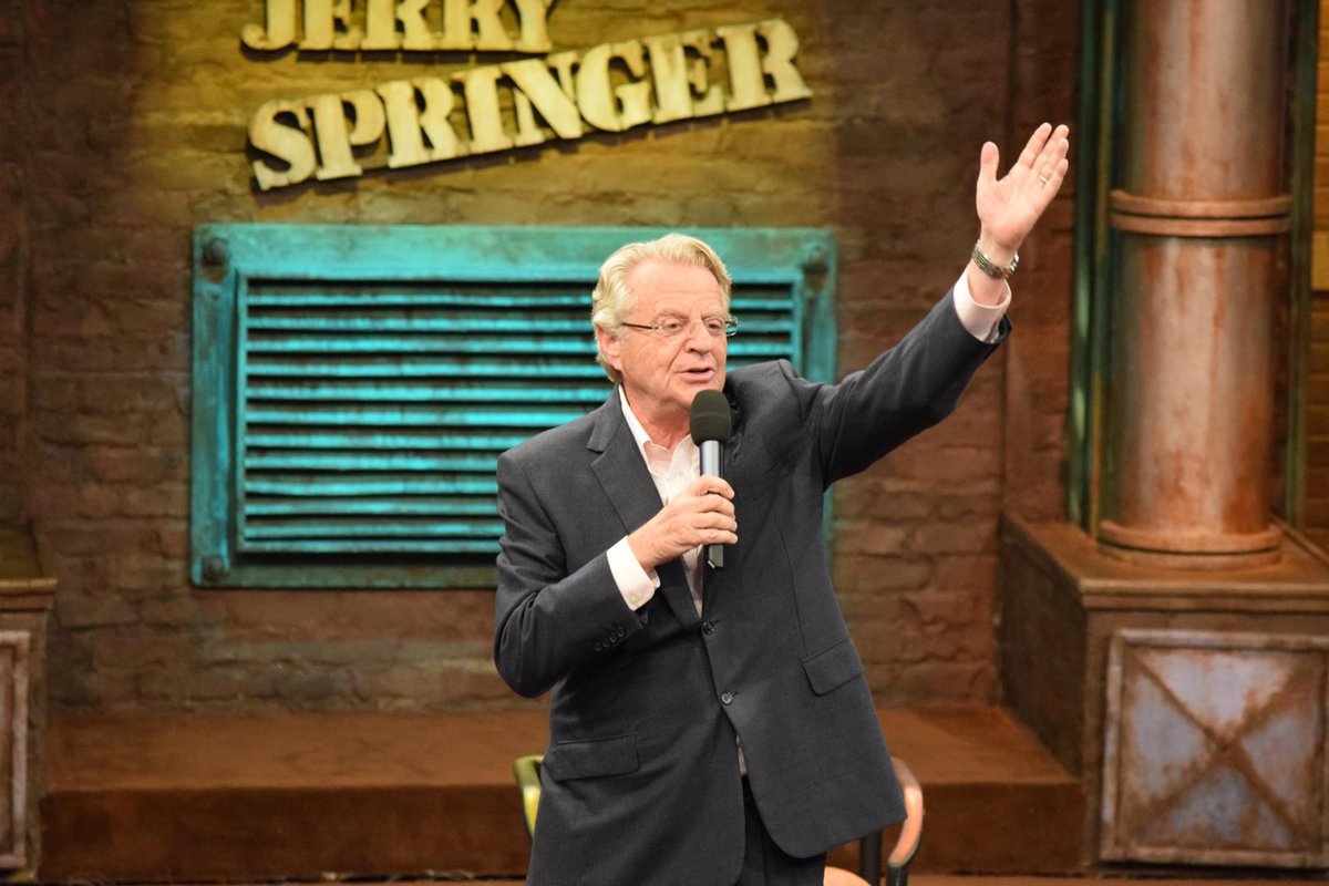 Happy Birthday to Jerry Springer. who turns 76 today! @hotsaucepodcast. pic...