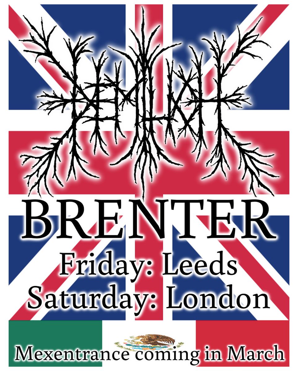 Today, Friday 14 February, Leeds: facebook.com/events/2348370…

Tomorrow, Saturday 15 February, London: facebook.com/events/2484780…

And yes, the band is coming to play three shows in Mexico between March 13 and 21.

#Demilich #Leeds #London #Mexico #DeathMetal #OSDM #FinnishMusic