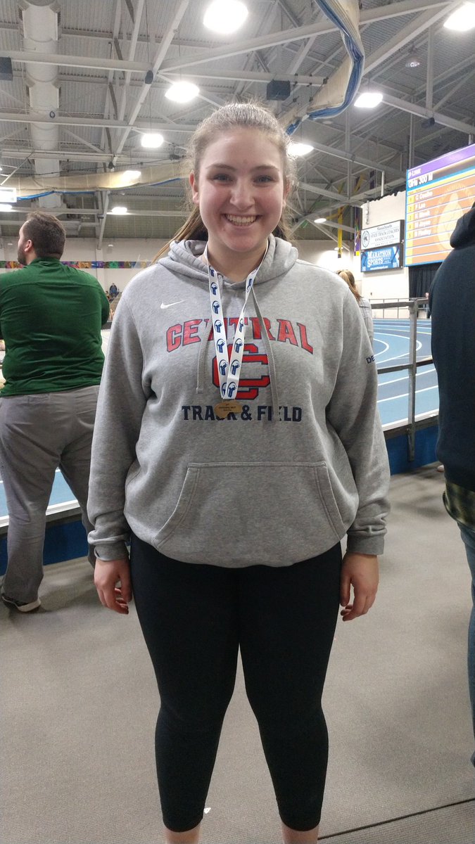 Congrats, Emily! 35'11", PR, 3rd at D. 2!