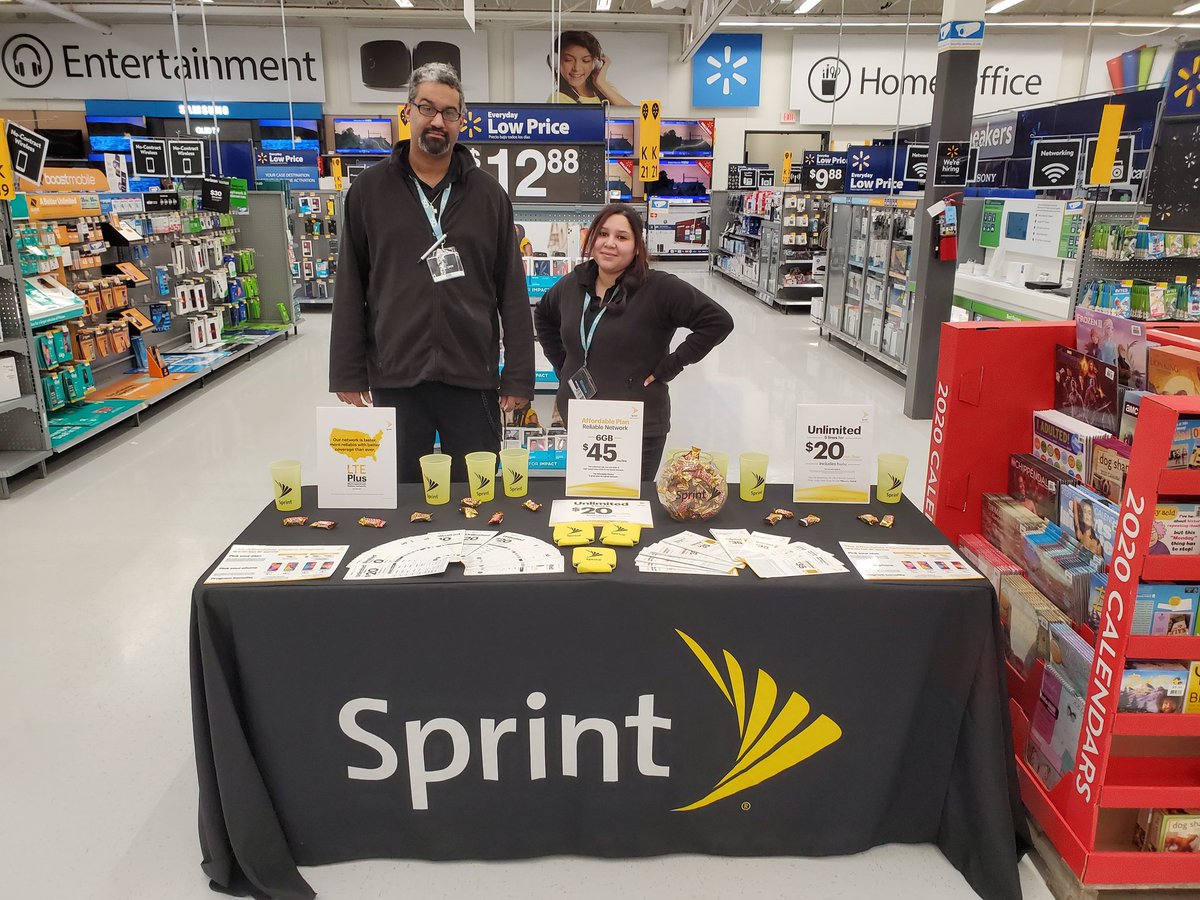 Stop over at the Southside <a href="/Walmart/">Walmart</a> in Rochester and talk to LJ and Bianca to get the best deals on a new phone with @sprint! <a href="/SamsungMobileUS/">Samsung Mobile US</a> A10e is just $1/month! Only at Walmart! <a href="/PrezKLRB/">Tony Bauer</a> <a href="/kimwhite4/">kim white</a> <a href="/OSLRetail/">OSL</a> <a href="/OSLWireless/">Walmart Wireless</a>