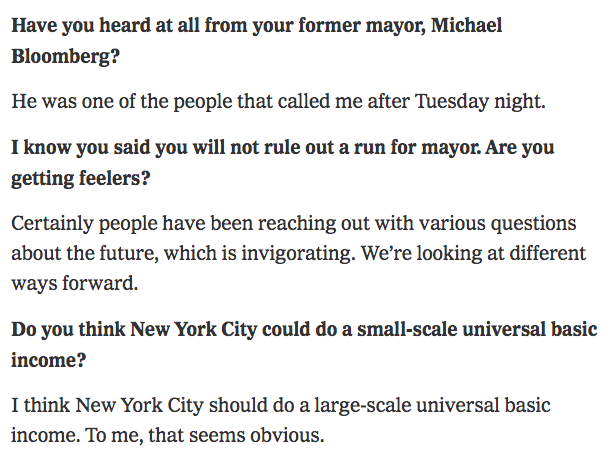 NYTnickc's tweet photo. In @llerer On Politics newsletter, @ByMattStevens gets an exit interview with @AndrewYang 

Among the topics discussed: NYC Mayor: 

https://t.co/fvUyzC4XNT https://t.co/KfsJf9JDOY