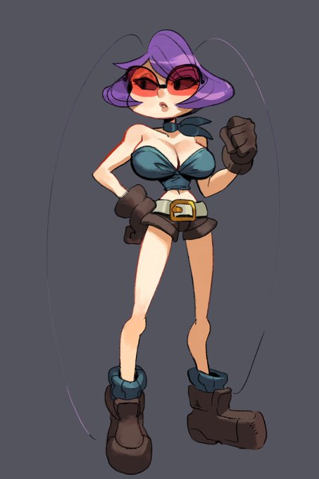 Sometimes I like drawing Fallout in various outfits 
