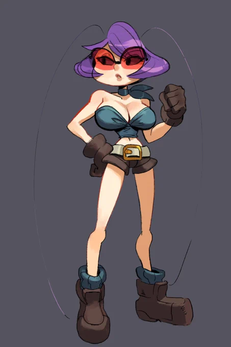 Sometimes I like drawing Fallout in various outfits 