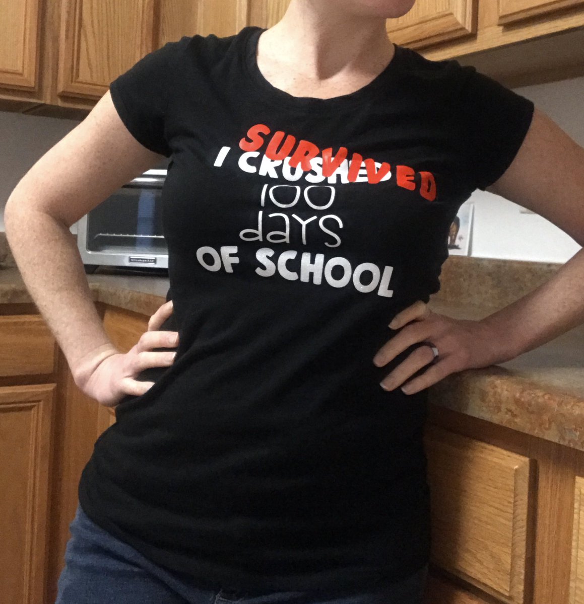 battycoda84's tweet photo. Happy 100th Day of school! https://t.co/NLnroUanWe