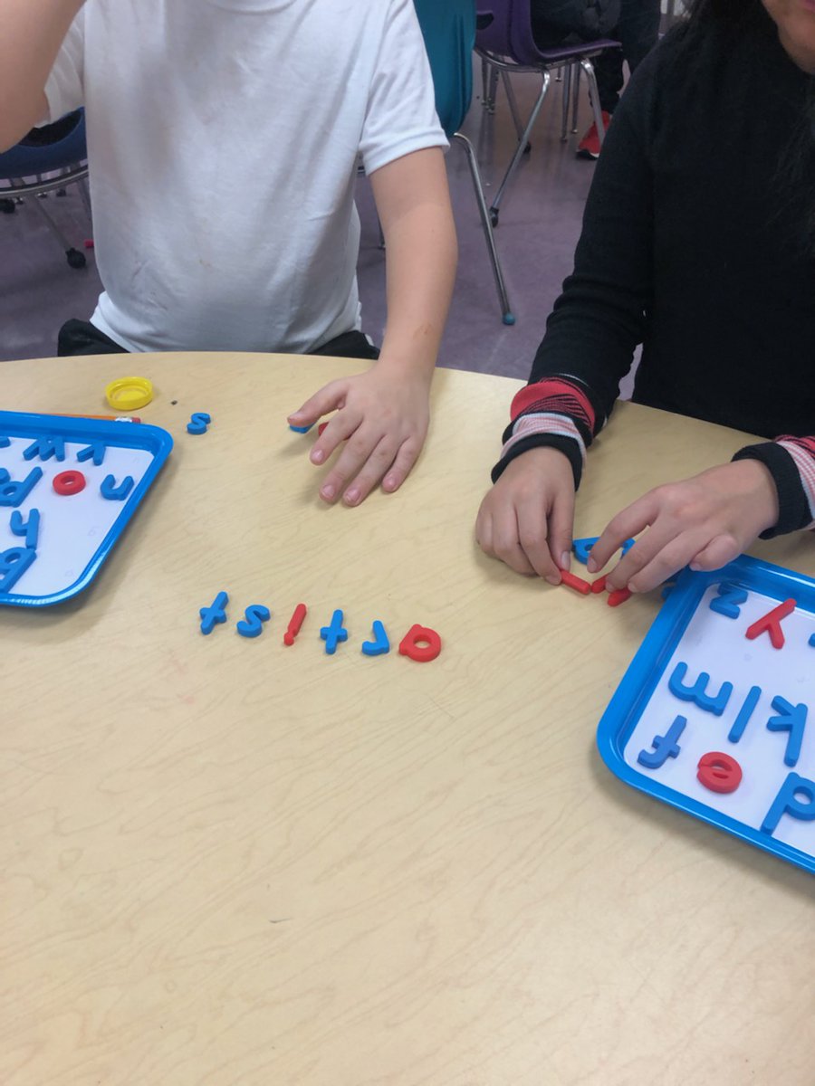 Ms. Breach is using word work structures during guided reading.