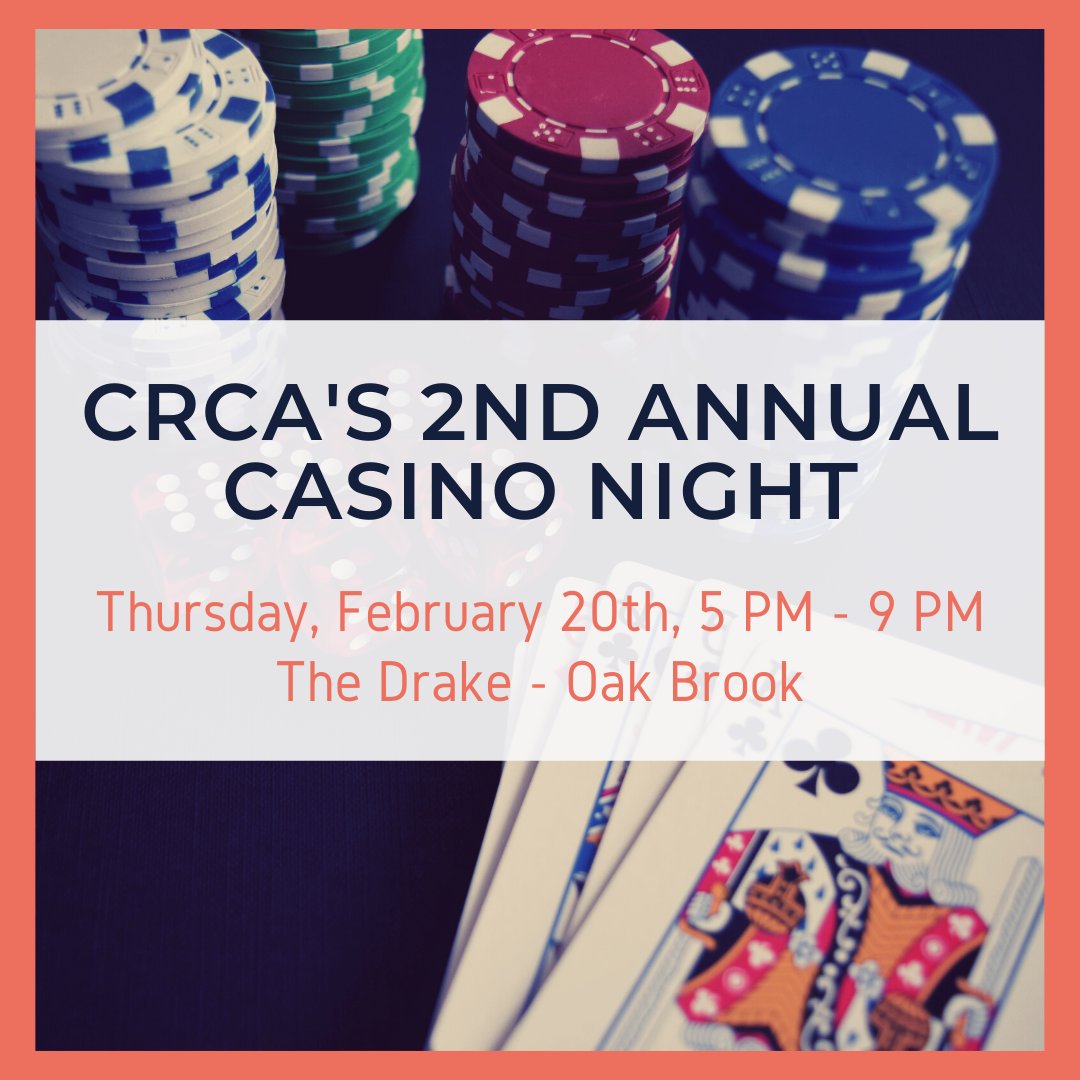 CRCACRCA's tweet photo. Don't forget to register for next week's CRCA Casino Night! 
Registration closes on Monday, Feb 17
Register here: https://t.co/LyLGwt9HyW https://t.co/c7Y3Ax0LUE