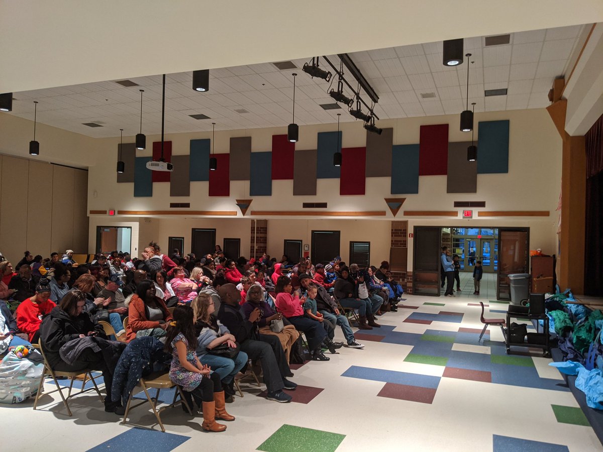 The audience waits in anticipation...