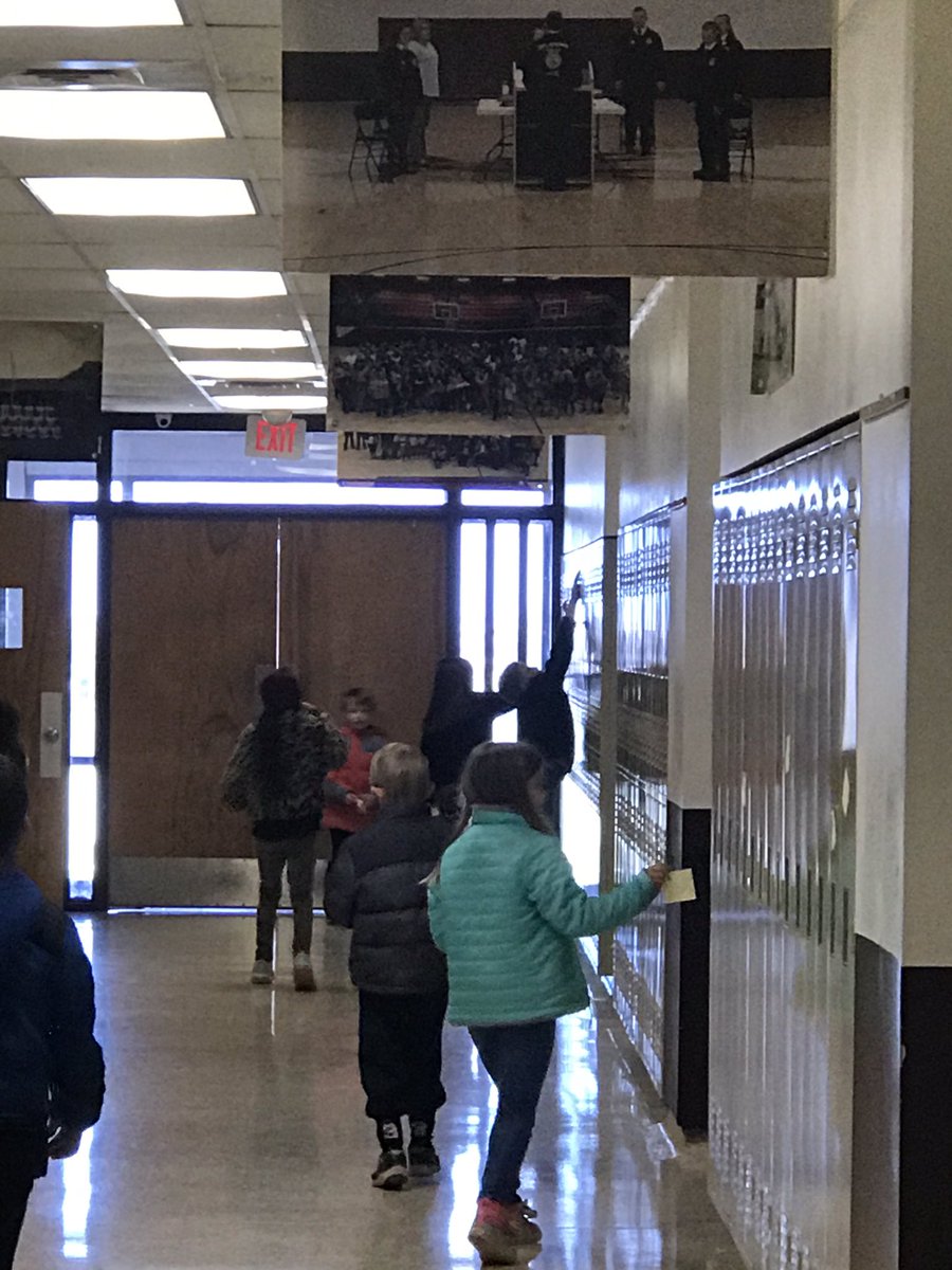 jameyguy2013's tweet photo. Kindness project #2- Stick with love! We wrote encouring notes and stuck them on random lockers at the MS/HS. #guyssuperseconds #KindnessMatters #bethechange #sayreearlychildhood https://t.co/vtWQvkPvWU