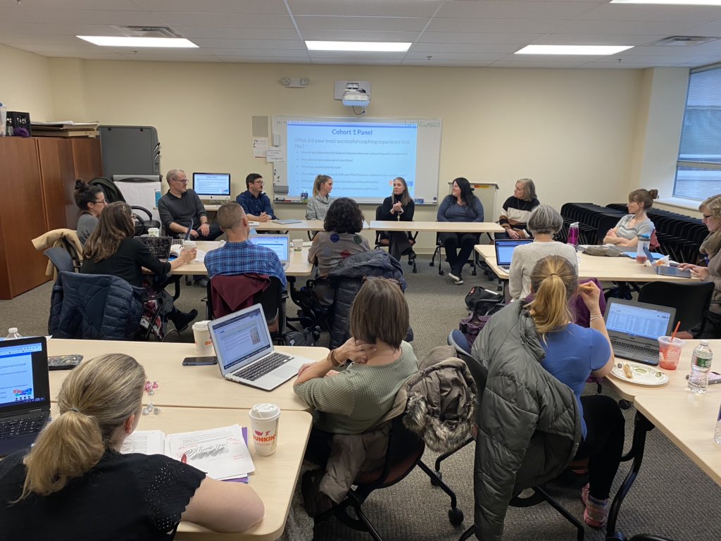 Megducation's tweet image. Feeling the 💕 for all who joined tonight’s  #fusema F2F, from @Education_Coop helpful info on student data privacy to C1 alums sharing experiences &amp;amp; advice on thought partnering &amp;amp; implementation strategies, to C2s thoughtful questions and engagement