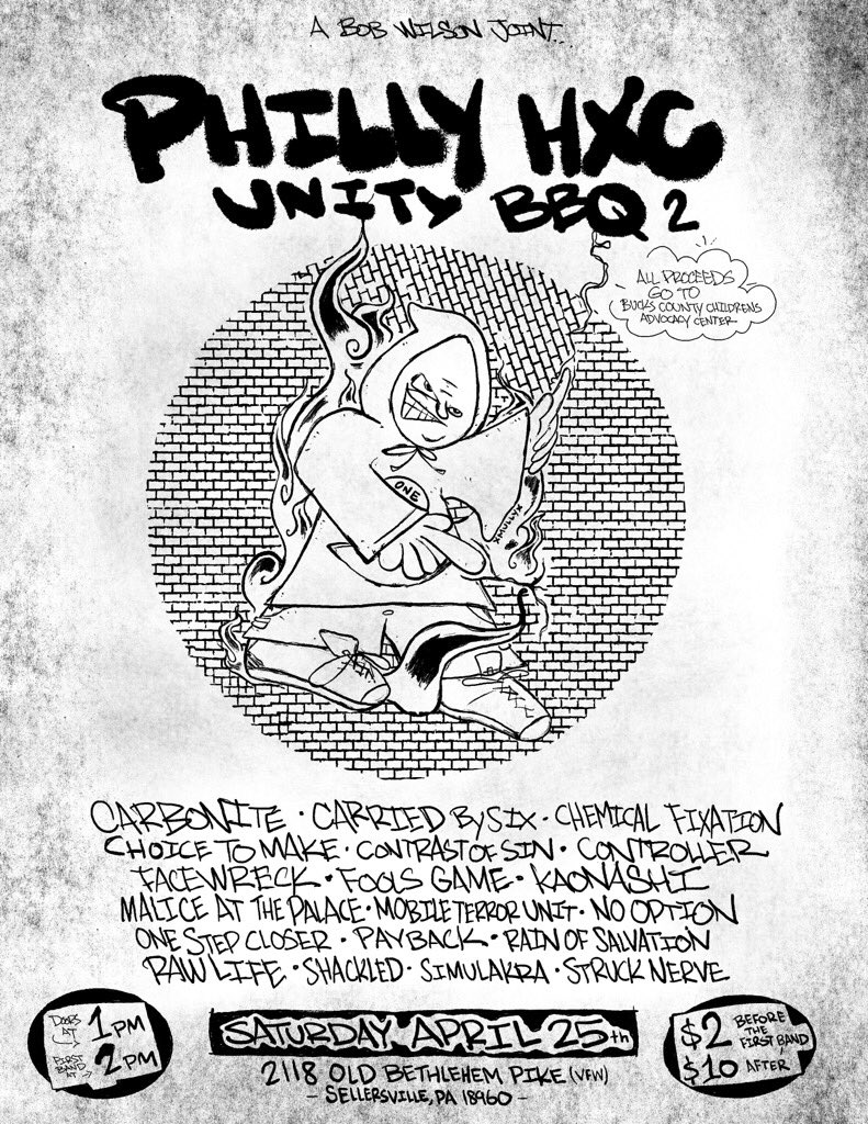 philly unity bbq 2. $2 before the first band