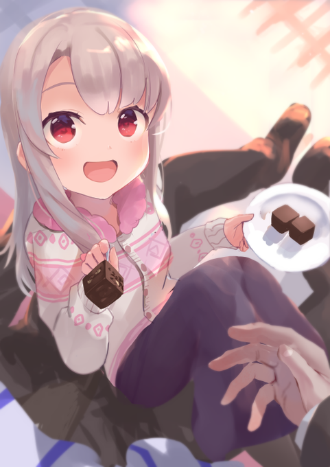 バレンタイン的なもの描きたかった…(時間切れ) 