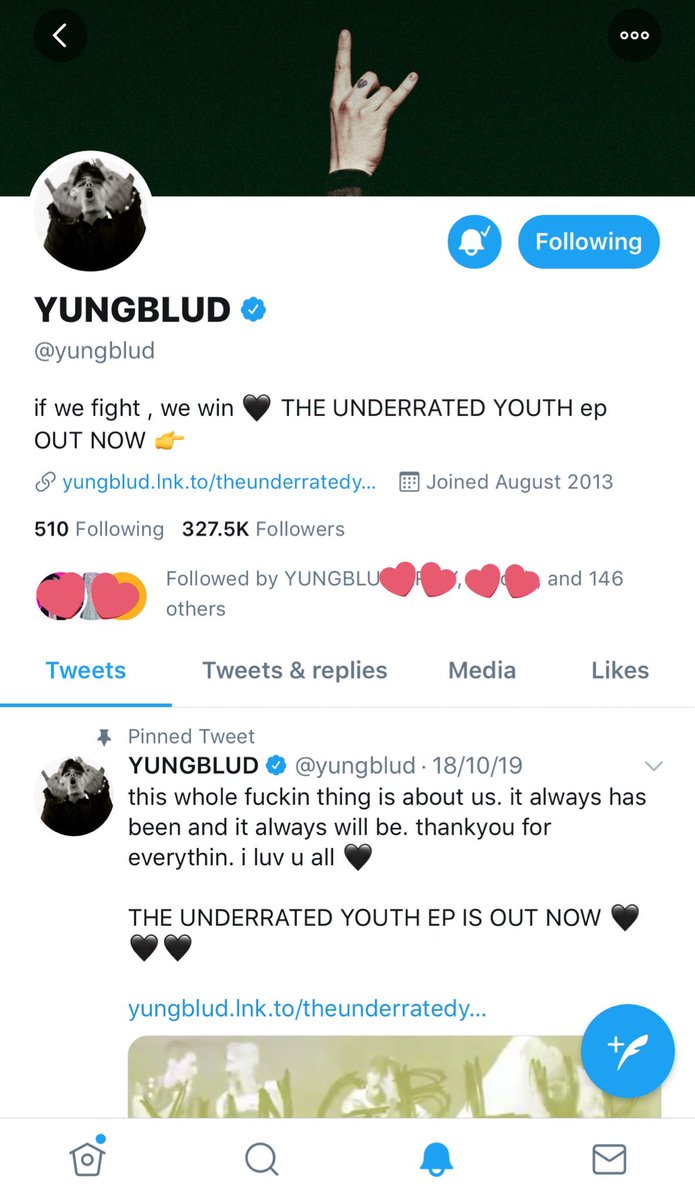  @yungblud while we’re at it.. i’m emo. the growth
