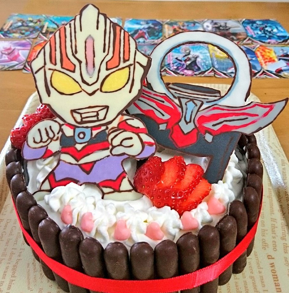 アルのお菓子箱 En Twitter ウルトラマンオーブのデコレーションケーキ アルのお菓子作り ウルトラマンオーブ キャラデコ