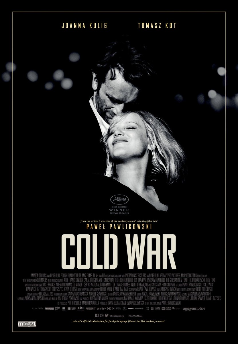 Cold War de Pawel Pawlikowski, j'en suis encore troublé, 9.5/10