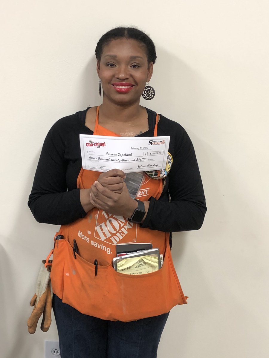 Congrats to Tamera and her 16k lead sale in kitchen and bath