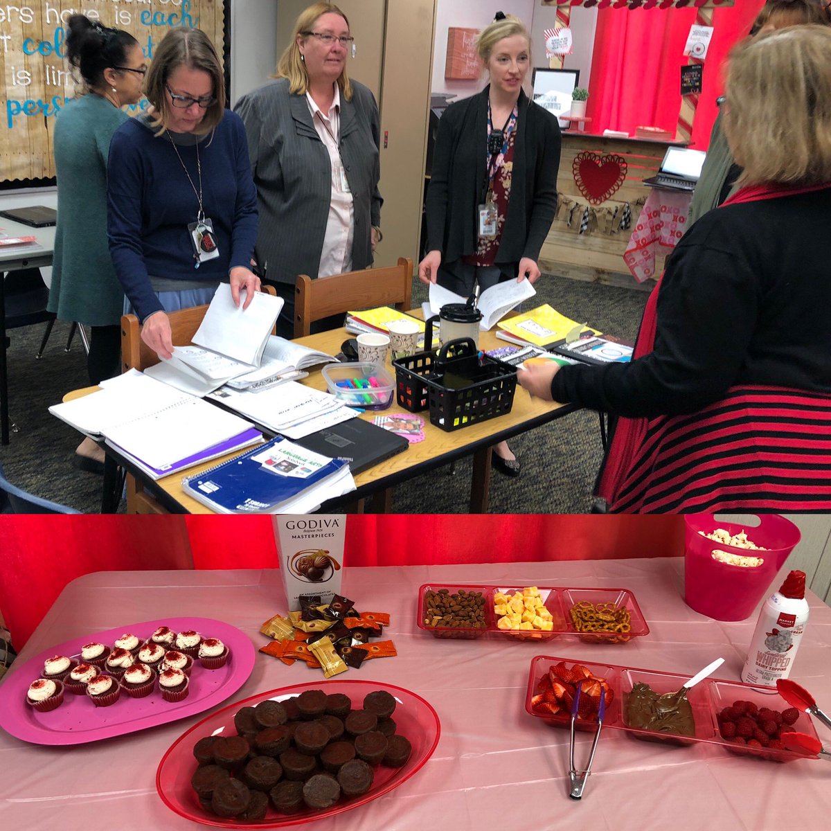 JDozier_OCPS's tweet photo. Sharing is caring ❤️ @WLEpups_OCPS teachers shared best practices for writing and academic notebooks in PLC. We also made color-coding kits to help students write to demonstrate learning. @ocpsPL #OCPSDPLC https://t.co/ME29xLUd5b