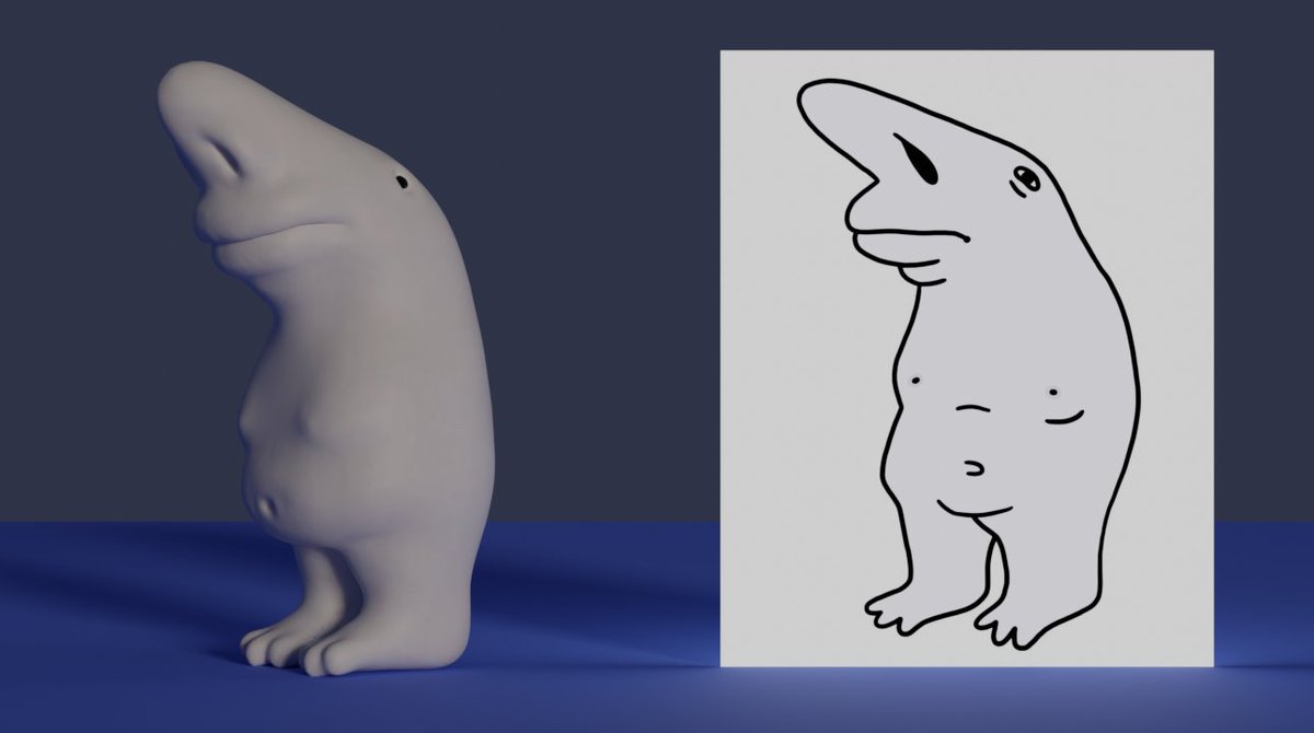 quaint_ms's tweet image. This idea is by @dindleton. In my headcanon he's a yeti.