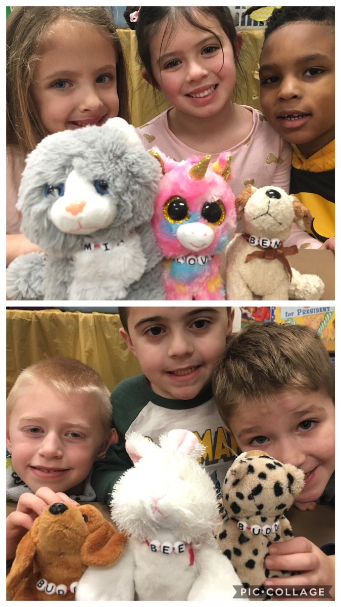 tkrisak's tweet photo. It’s official! Pet Promise Day in K-K! Everyone has selected a favorite pet, named it and made a name tag! These cuddly critters will read with us! The number one responsibility is to read with them and love them. @mhayes611 @JayBilly2 @LTPS1 https://t.co/tGylgjg8G7